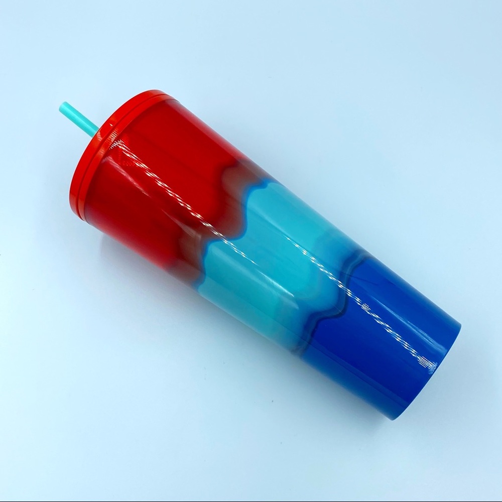 New Starbucks 2021 Summer Color Wave Trio Tumbler - Picture 4 of 7